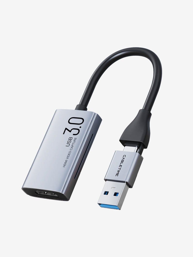 CABLETIME USB 3.0 A+C TO HDMI CAPTURE - Image 1